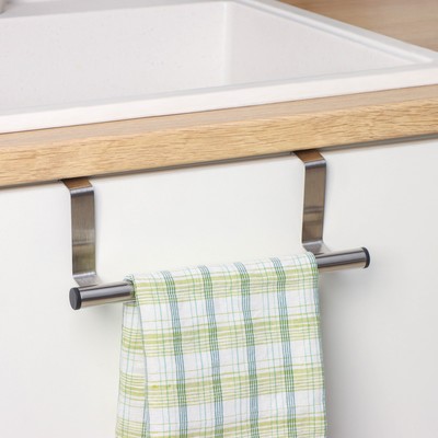 Держатель для полотенец на дверцу «Классик», 23.5×7×8 см, хромированный