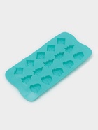 Форма для конфет и шоколада Доляна «Новый год», силикон, 21×10.5 см, 15 ячеек, бирюзовая - Фото 3