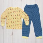 Пижама для мальчика, рост 98 (28) см, цвет голубой/жёлтый (арт. К-001_Д) - Фото 9