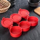 Форма для фарширования котлет тройная Доляна Stufz, 25×10×5,5 см, диаметр рабочей части 7,7 см, малый круг 5 см - Фото 3