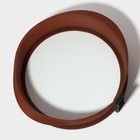 Форма для выпечки со стеклянным дном Доляна «Круг», 25.5×7 см (от ручки до ручки 29 см), коричневая - Фото 3