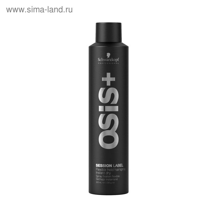 Подиумный лак для волос OSIS+ Session Label, эластичной фиксации, 300 мл - Фото 1