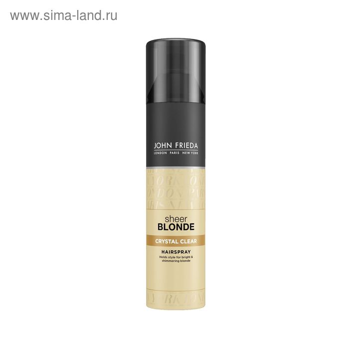 Лак для создания формы и сияния светлых волос John Frieda Sheer Blonde, прозрачный, 250 мл - Фото 1