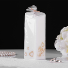Свеча свадебная "Сердце", 6,8х15 см, белая, домашний очаг - фото 8288858