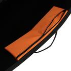 Папка для чертежей и рисунков А1, 900 х 655 х 50 мм, с ручками, пластиковая, молния сверху, ПР 4 -8, 0.9 мм, внутренний карман, цвет чёрный - Фото 2