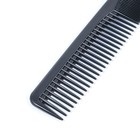 Расчёска комбинированная, 18 × 3 см, цвет чёрный - Фото 4