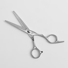 Ножницы парикмахерские с упором, лезвие — 6 см, цвет серебристый - фото 8288959