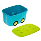 Ящик для игрушек «Моби», цвет бирюзовый, объём 44 литра - фото 3795553