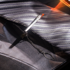 Зажим для галстука "Классический" стрела, цвет серебристый - Фото 1