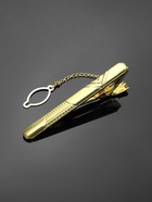 Зажим для галстука стальной "Классический" галка, цвет золото - фото 809485443