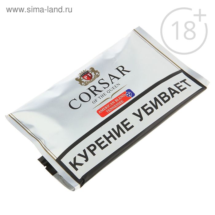 Табак курительный Corsar of the Queen American Blend Tennessee, тонко нарезанный, в кисете, 35 г - Фото 1