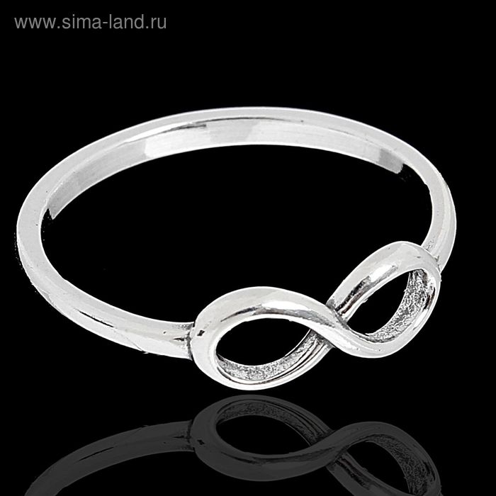 Кольцо "Снуд", размер 19, цвет чернёное серебро - Фото 1