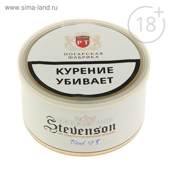 Табак трубочный Stevenson Blend №3 "Смесь №24" в банке, 40 г - Фото 1