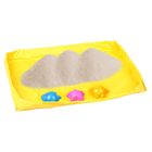 Песок для лепки "Морской мир", натуральный цвет, 1 кг + формочки и песочница - Фото 2