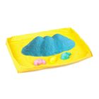 Песок для лепки "Морские жители" голубой, 1 кг + формочки и песочница - Фото 2
