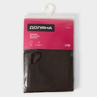 Штора для ванны Доляна «Шоколад», 180×180 см, полиэстер - Фото 4