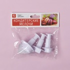 Плунжеры кондитерские Доляна «Листья», набор 3 шт., пластик, белые - Фото 5