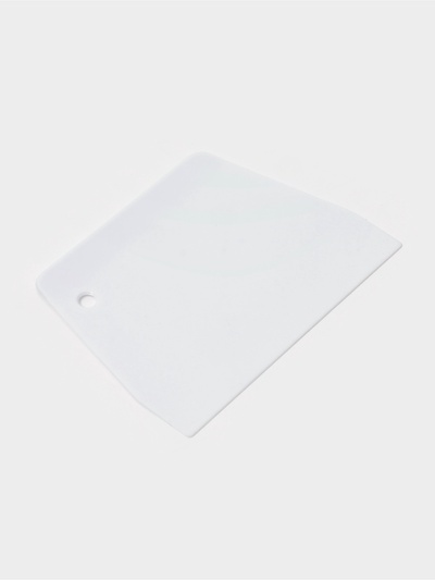 Шпатель кондитерский прямой Доляна, 13.5×9.5 см, цвет белый