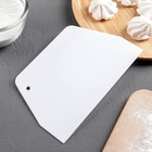 Шпатель кондитерский прямой Доляна, 19.5×12.5 см, цвет белый - Фото 2