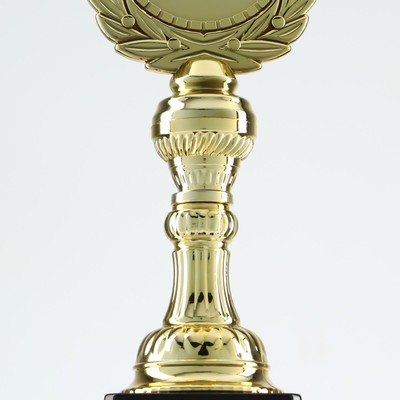 Кубок 068, наградная фигура, золото, подставка пластик, 23.5×8×7.5 см