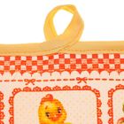 Прихватка "Доляна" Пасха, размер 17х17 см, хлопок 100%, рогожка 162 г/м2 - Фото 3