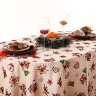 Скатерть "Доляна" Рождественские каникулы 110х150 см, 100% хлопок, рогожка, 164 г/м2 - Фото 2