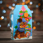 Подарочная коробка "Снеговик", малая, сборная, 11 х 4,5 х 19,5 см - Фото 1