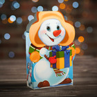 Подарочная коробка "Снеговик", малая, сборная, 11 х 4,5 х 19,5 см - Фото 2