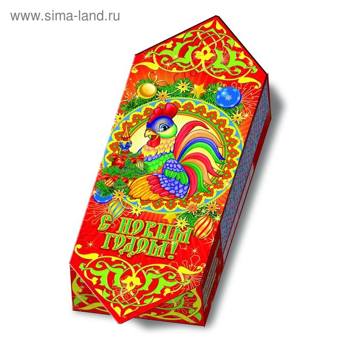 Подарочная коробка "Конфета красная", сборная, 5,5x10,5x18,5 см - Фото 1