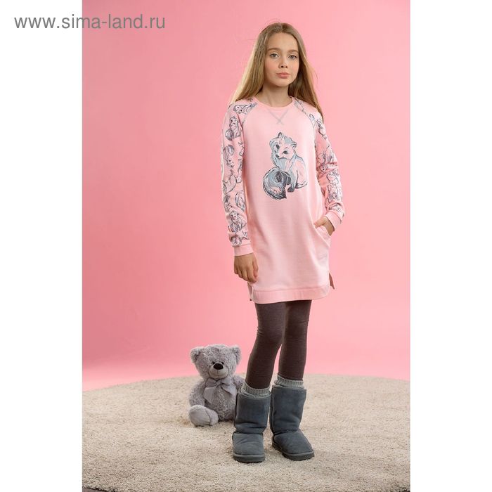 Комплект для девочки, рост 116 см, цвет розовый - Фото 1