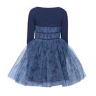 Платье для девочки, рост 92 см, цвет синий - Фото 4