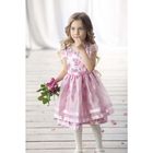 Платье для девочек, рост 110 см, цвет розовый - Фото 2