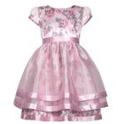 Платье для девочек, рост 110 см, цвет розовый - Фото 4