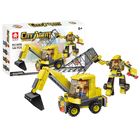 Конструктор Городсие агенты "Строительный погрузчик", 2 варианта сборки, 146 деталей - Фото 1