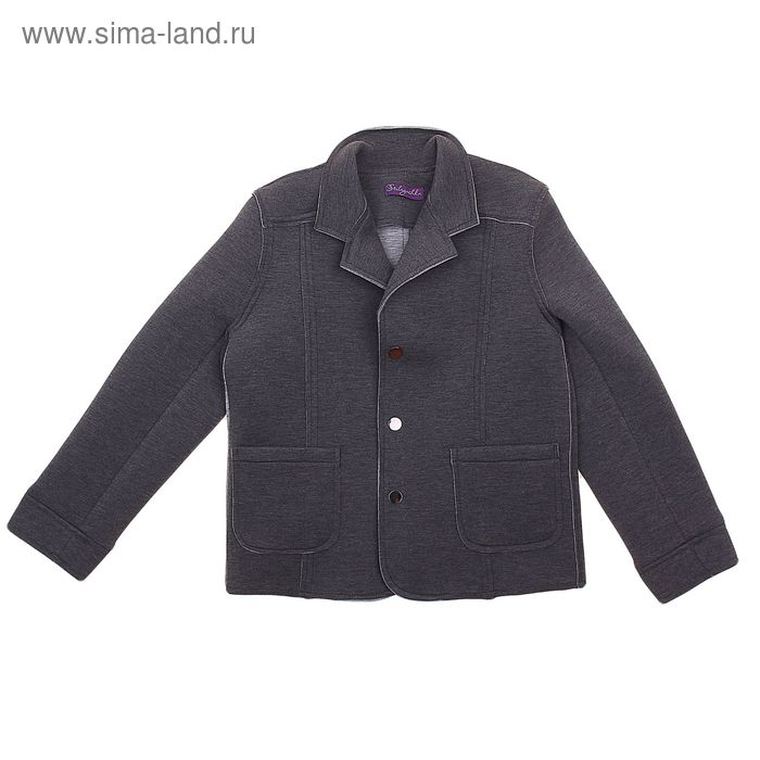 Пиджак для мальчика, рост 134 см, цвет антрацит Л15-ЖК-3307-38_Д - Фото 1