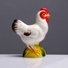 Статуэтка фарфоровая «Курица белая», авторская роспись, 10,5 см - Фото 1