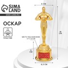 Кубок наградная фигура «Мастер своего дела», оскар, пластик, 18 см - Фото 1