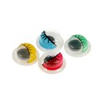 Набор декора для творчества пластик "Глазки малые разноцветные" (набор 100 шт) 0,6х0,6 см - Фото 2