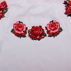 Джемпер для девочки "Ночной букет", рост 110 см (56), цвет белый, принт розы - Фото 6