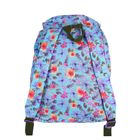 Рюкзак молодёжный на стяжке шнурком "Полевые цветы", 1 отдел, 1 наружный карман, цвет сиреневый - Фото 3