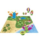 Набор для лепки "Мир динозавров" с игровым фоном+6 цветов пластилина по 10 гр, стека - Фото 1