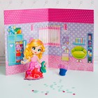 Набор для лепки "Кукольный домик" с игровым фоном+7 цветов пластилина по 10 гр, стека - Фото 7
