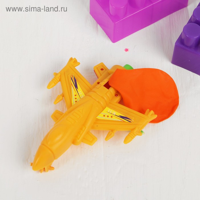 Заводная игрушка «Самолёт», с шариком - Фото 1
