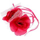 Набор роз для декора, цвет фуксия - Фото 1
