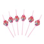 Бумажная посуда "С Днем Рождения" феи ВИНКС, Блум, набор на 6 персон - Фото 5