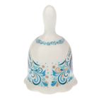 Колокольчик «Милые ангелочки», 5,5 х 9,5 см, керамика, деколь, золото - Фото 3