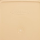 Контейнер для мусора «Камелия», 4 л, цвет бежевый/коричневый - фото 9093305