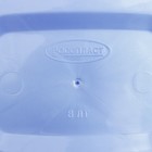 Контейнер для мусора «Камелия», 8 л, цвет голубой перламутр - Фото 3