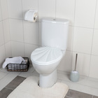 Сиденье для унитаза «Ракушка», с крышкой, белое - Фото 2