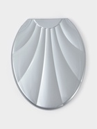 Сиденье для унитаза «Ракушка», 44×37 см, с крышкой, серебристый перламутр - Фото 6